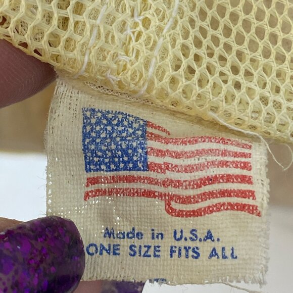 Vintage Darrel Waltrip Trucker Hat Cap Snapback USA Tide Racing Puffy Print Mesh - Picture 8 of 10